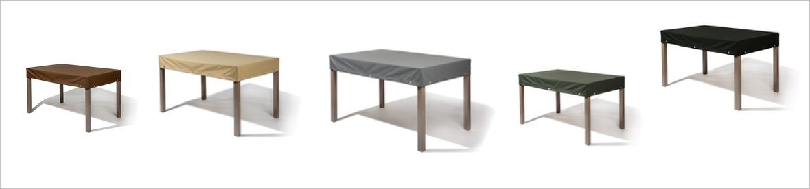 Tischplattenabdeckung nach Maß mit 15 cm Höhe