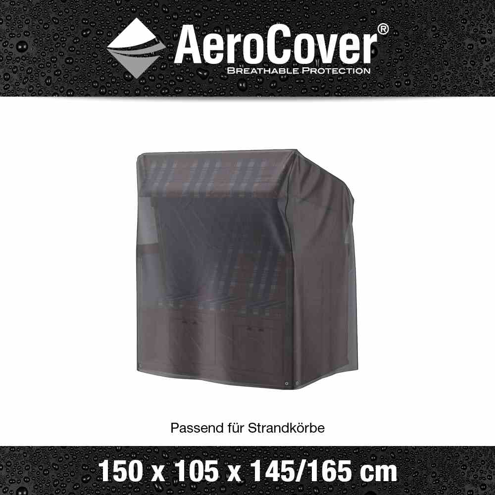 Strandkorb Schutzhülle AeroCover - ca. 150x105x165/145 cm