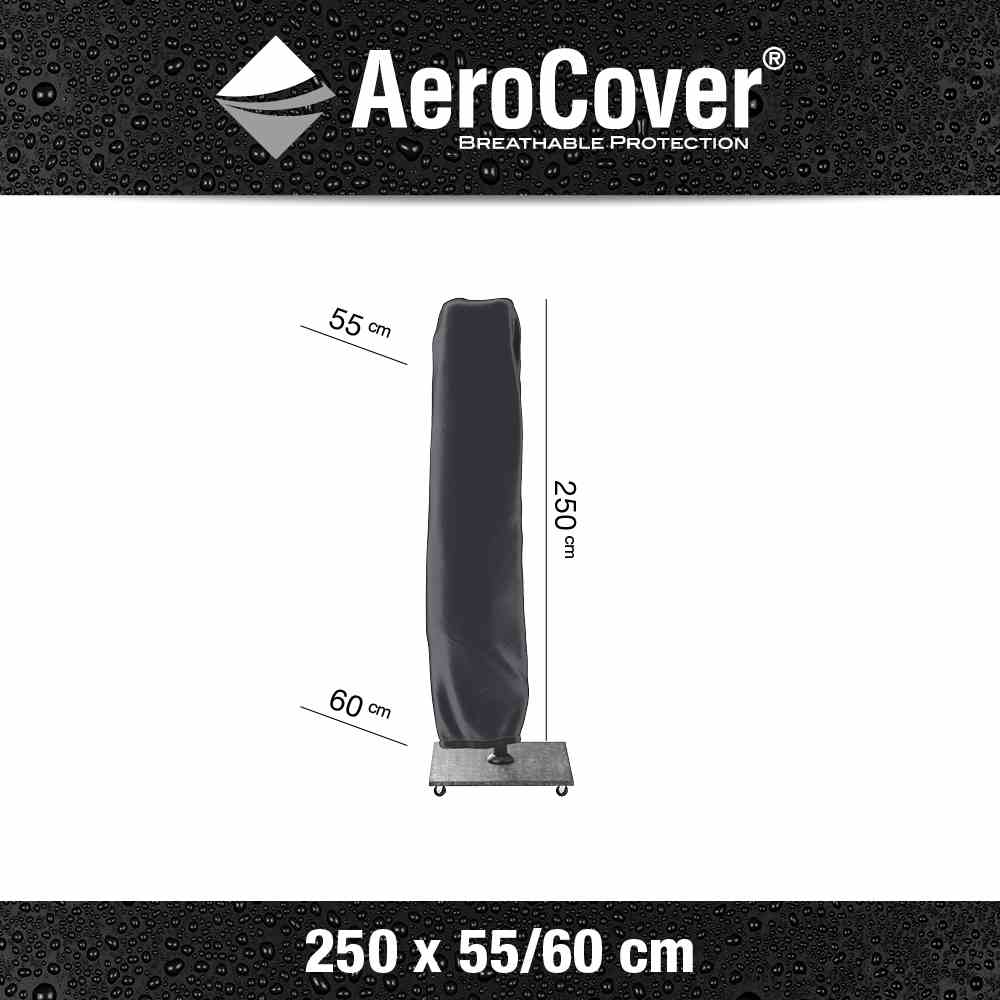 Schutzhaube Gartenschirm AeroCover - ca. 55/60 cm, Höhe 250 cm