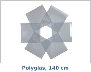 Transparente PVC Plane (Polyglas) Meterware