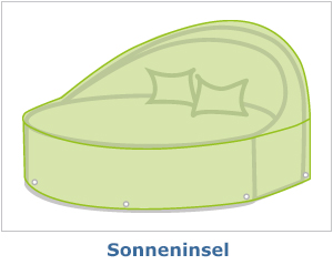 Schutzhülle für Sonneninseln