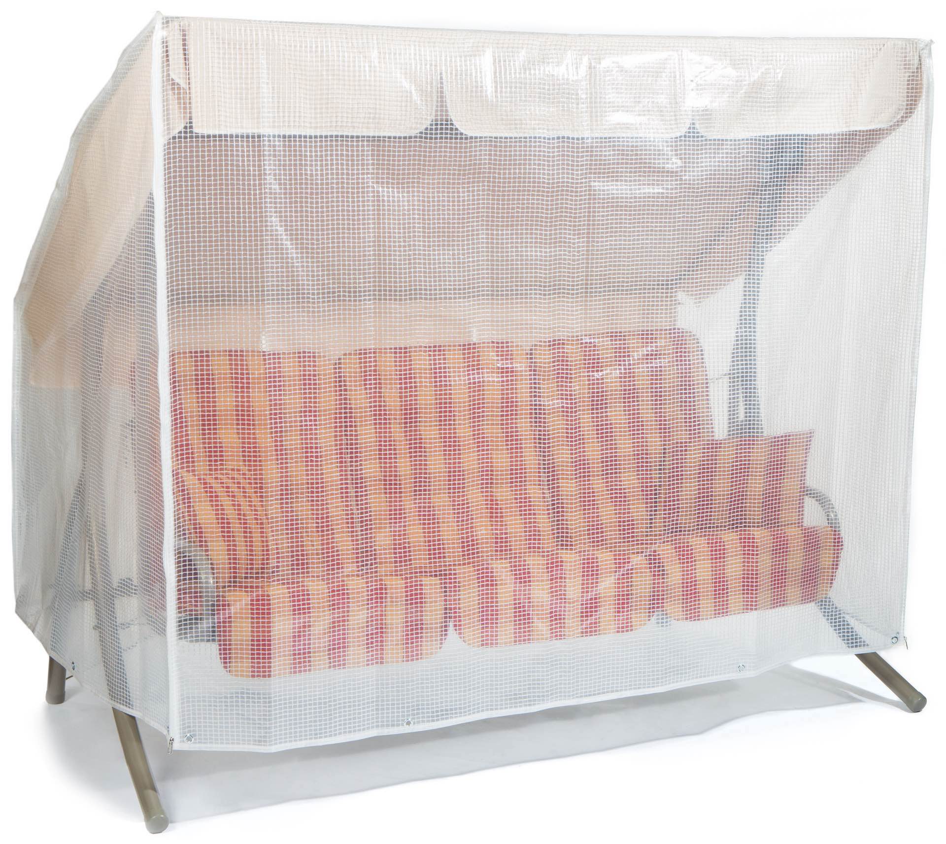 Produktbild von Gubes Abdeckhaube Classic Line – 730x830x1500 Mm, Transparent, Mit Reißverschluss, Für Rollbehälter