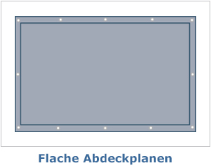 Flache Abdeckplanen von Abdeckhauben-Shop.de