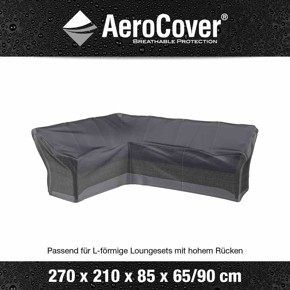 Schutzhülle L-Lounge links 270x210x85/65/90 AeroCover