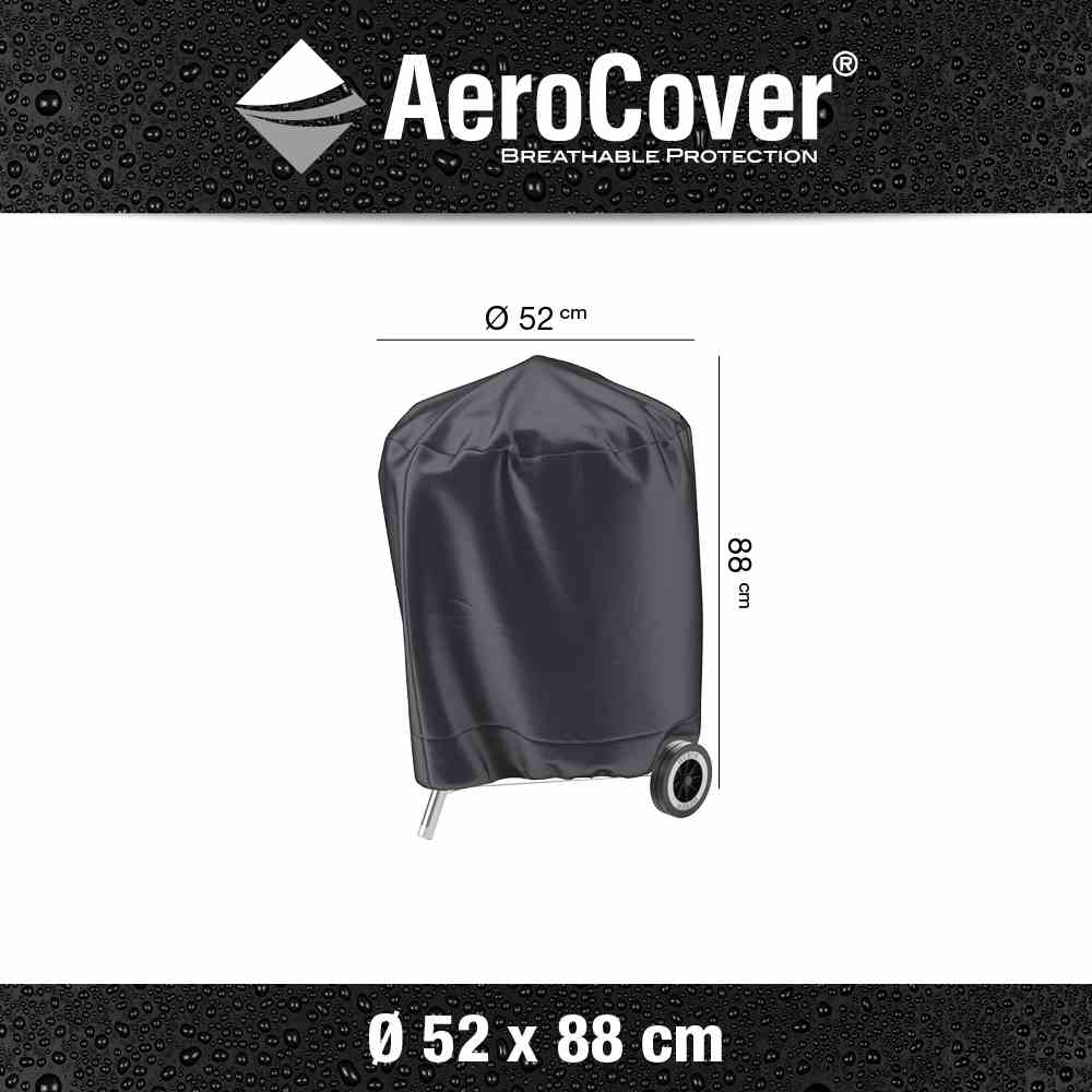 Grill Abdeckhaube AeroCover - ∅ ca. 52 cm, Höhe 88 cm