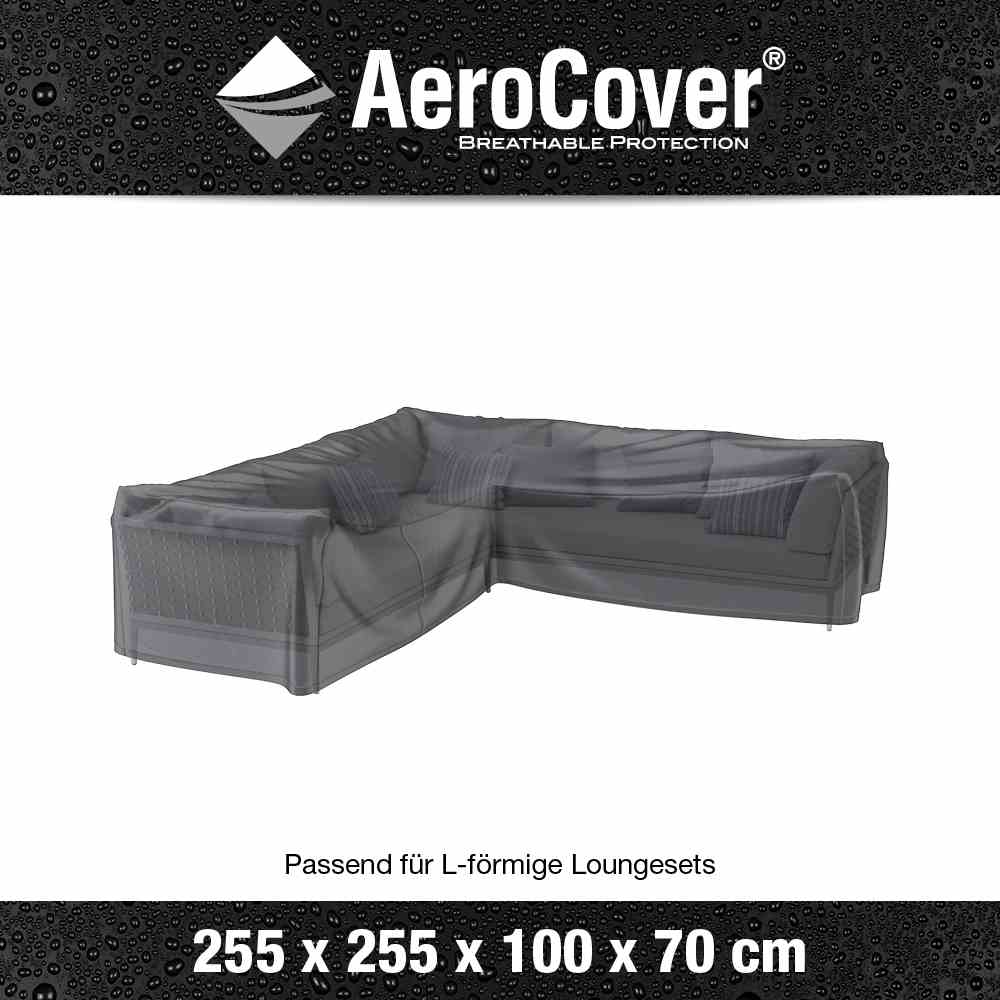 Schutzhülle L-Lounge 255x255x100/70 AeroCover