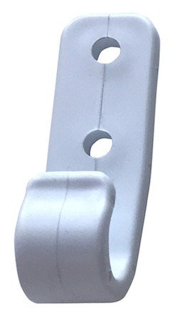 Planenhaken aus Nylon / Weiss - 10er Set