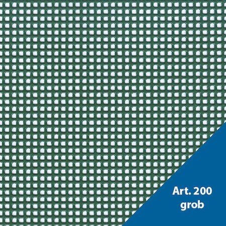 Windschutzgewebe (grob, PVC-beschichtet) / Grün - ca. 1,5x100 m