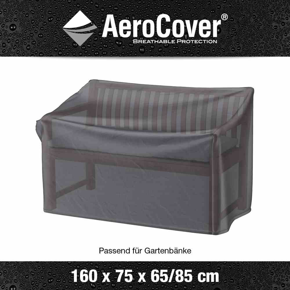 Abdeckhaube Gartenbank AeroCover - ca. 160x75x65/85 cm
