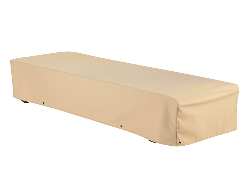 Abdeckung Gartenliege Teak Safe - Creme - ca. 70x210x35 cm