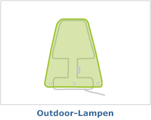 Schutzhauben für Outdoorlampen