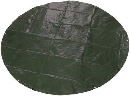 PE-Plane / Rund / Grün (210g/qm) - ca. Durchmesser 3 m / Grün