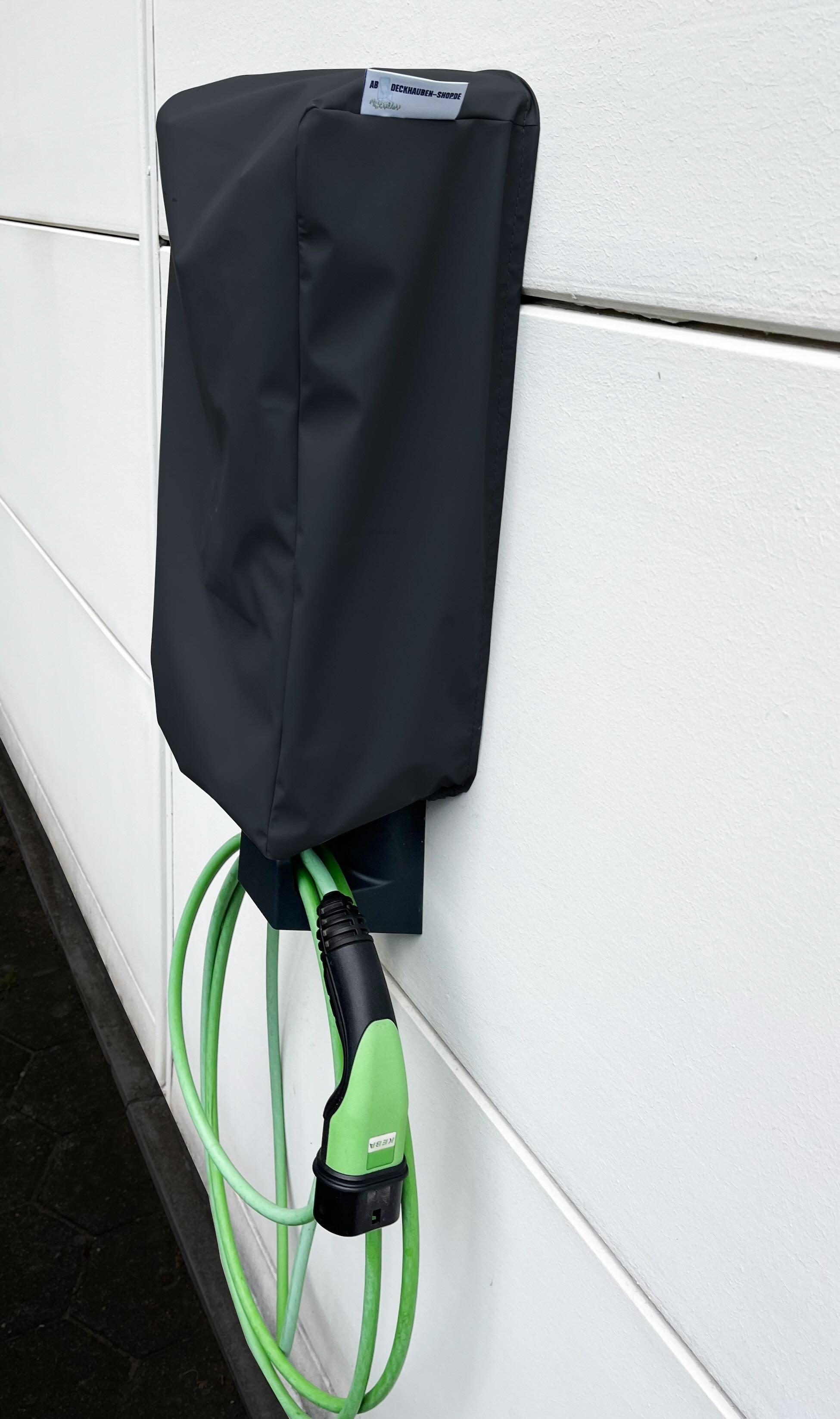 Schutzhaube für Wallbox Keba KeContact P30 / Wandmontage - Schwarz