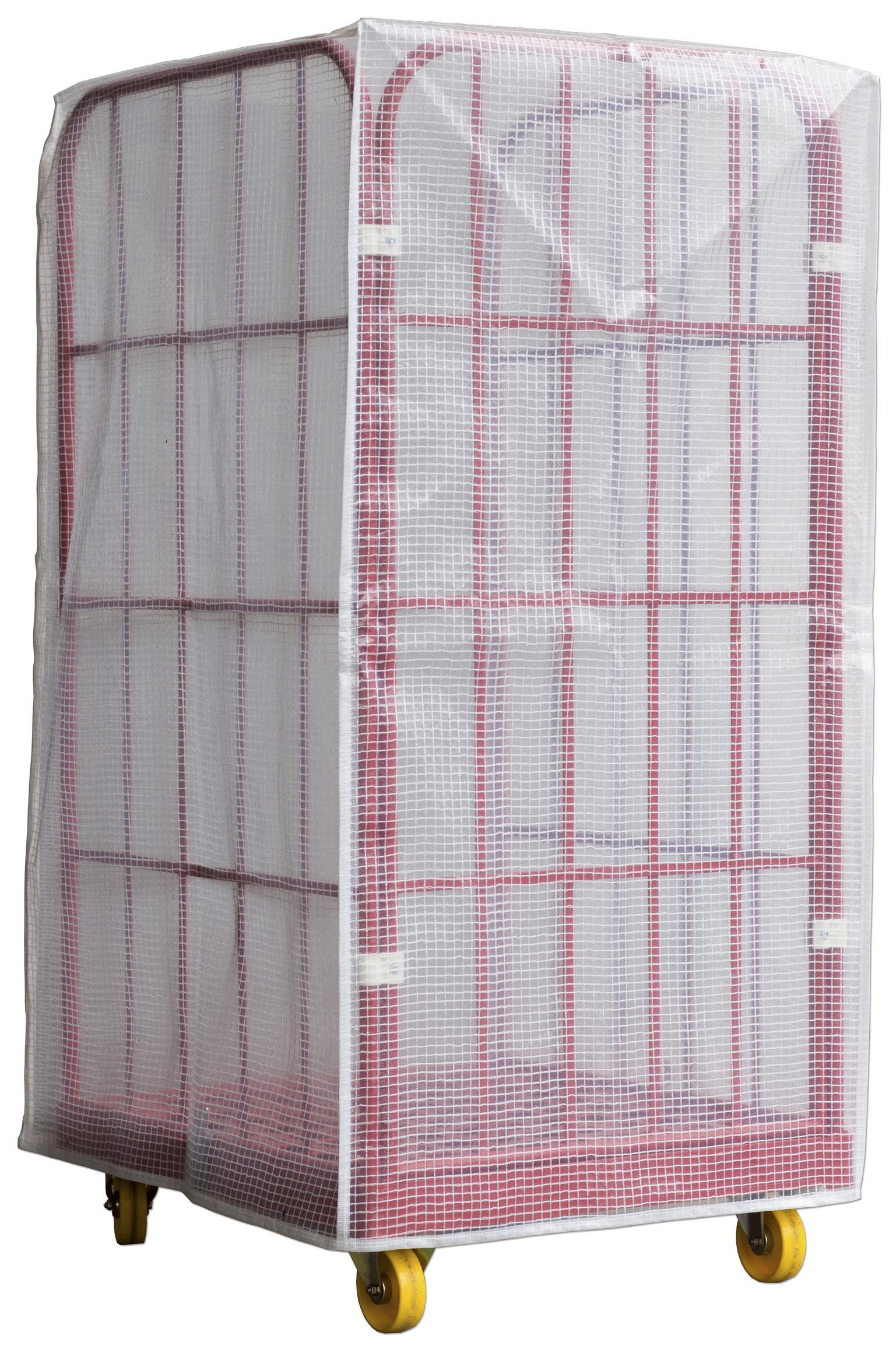 Abdeckhaube Rollbehälter Lebensmitteltransport Classic-Line - ca. 73x83x150 cm, ohne Reißverschluss