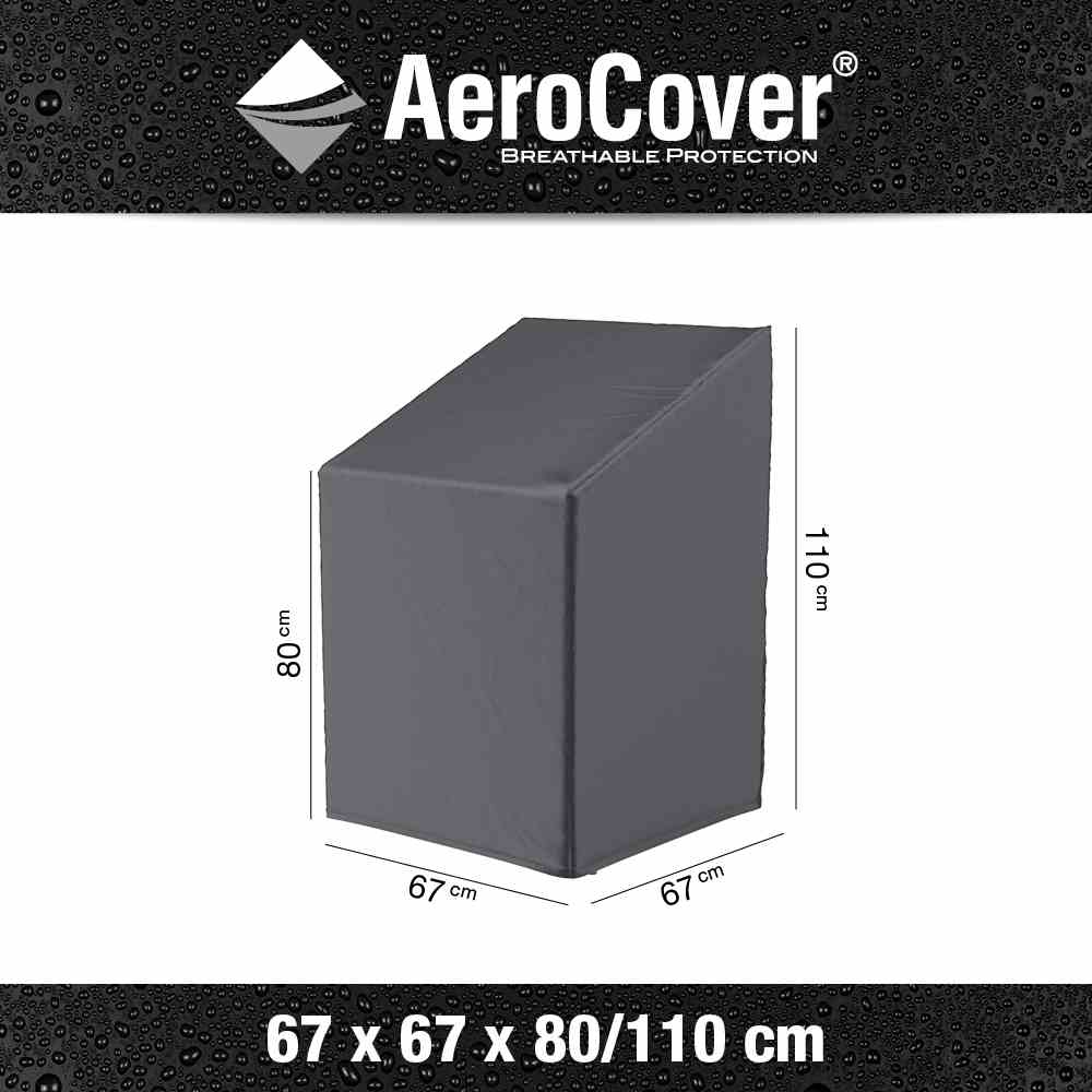Schutzhaube für Stuhlstapel AeroCover - ca. 67x67x80/110 cm