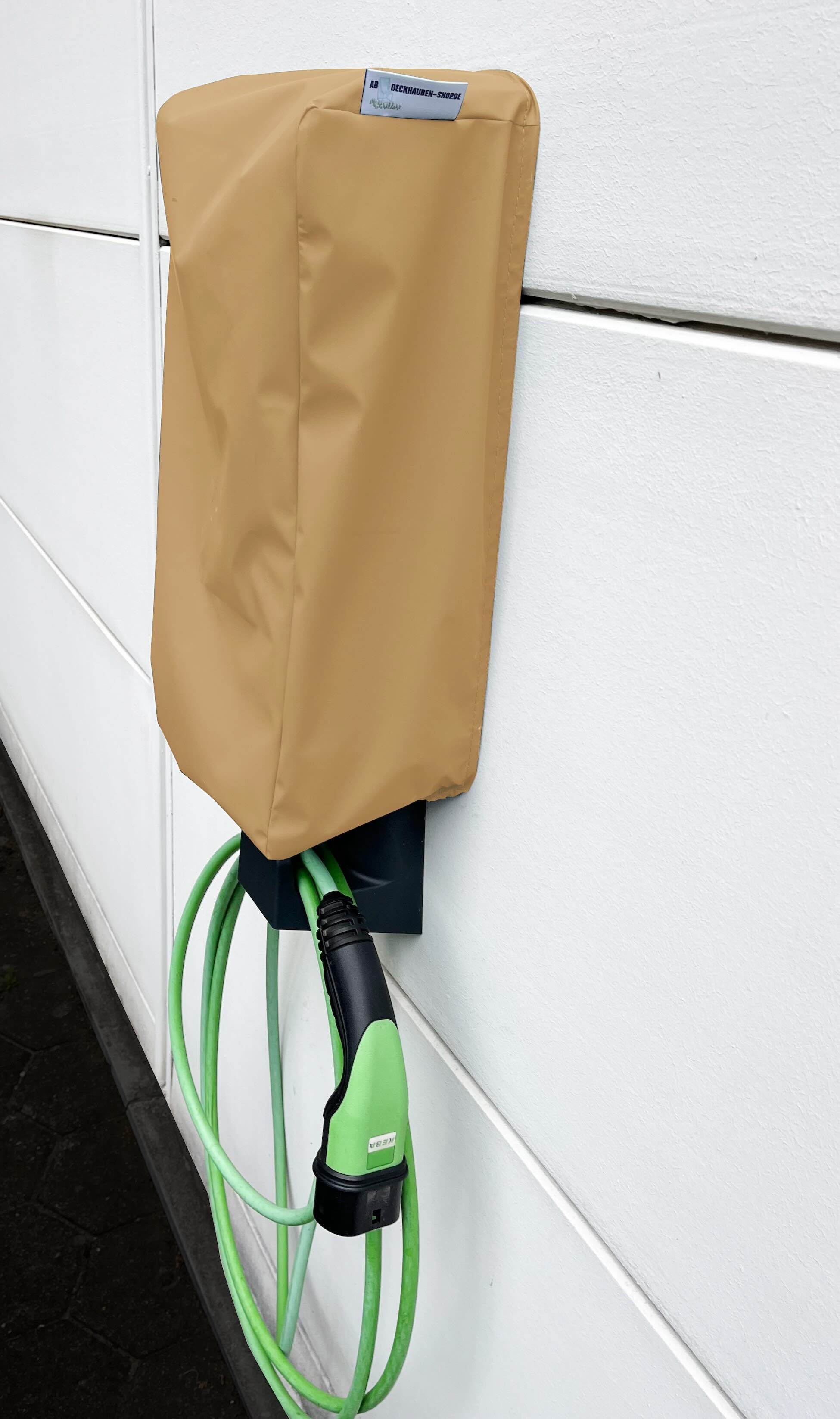 Schutzhaube für Wallbox Keba KeContact P30 / Wandmontage - Creme