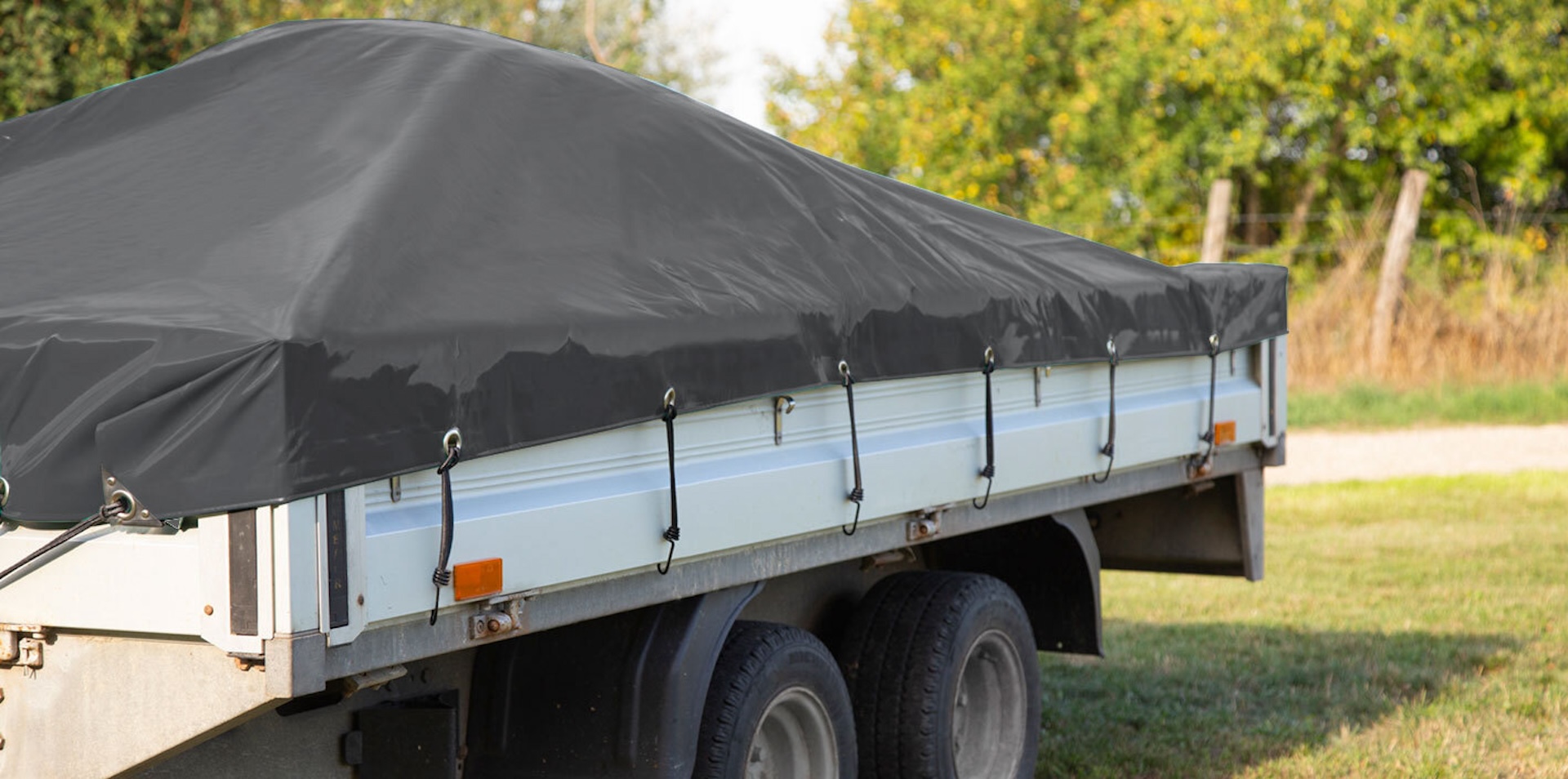 LKW-Plane / Grau (650g/qm) - ca. 3x4 m