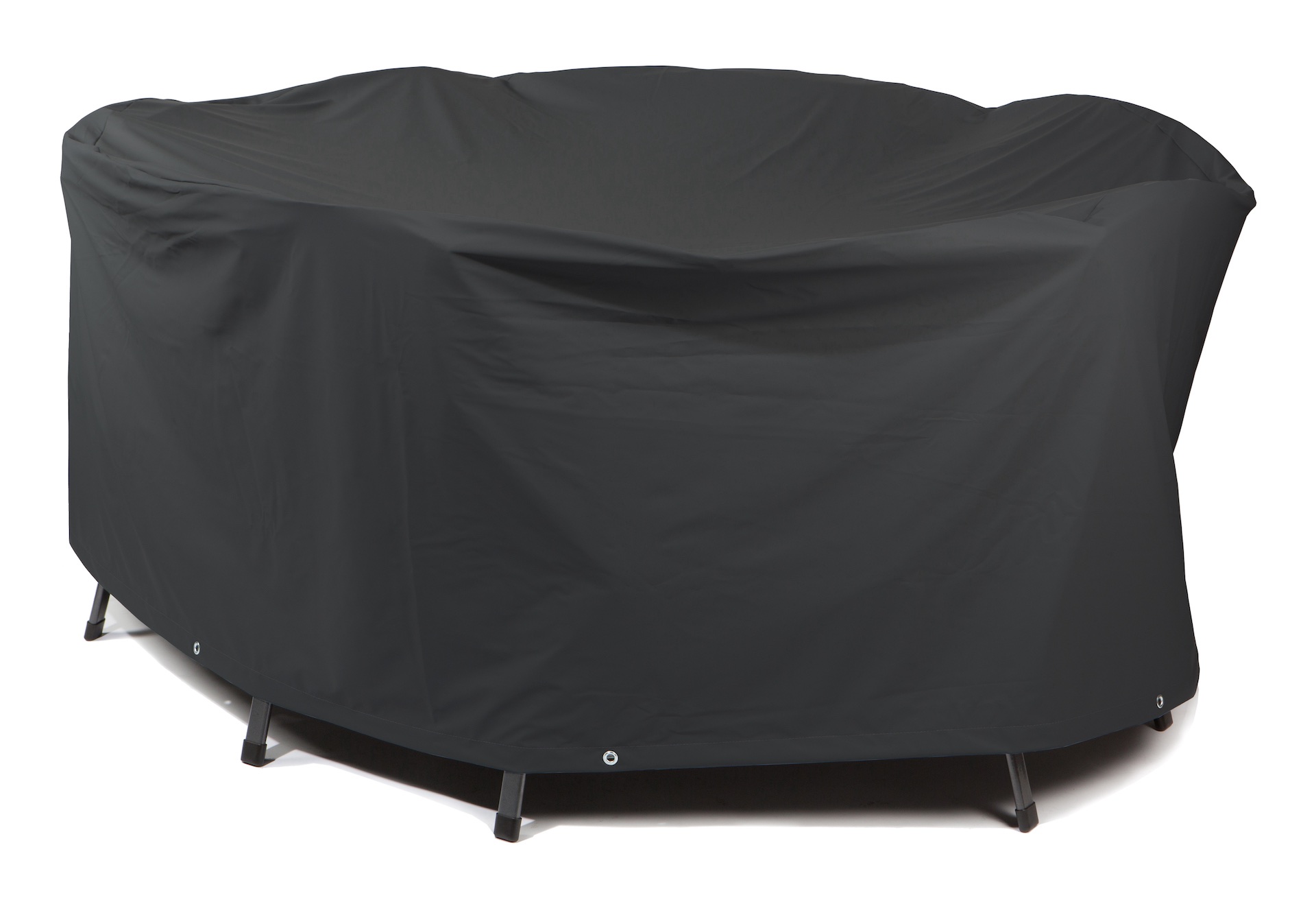 Gartenmöbelabdeckung Tisch oval Teak Safe - ca. 240x180x90 cm - Schwarz