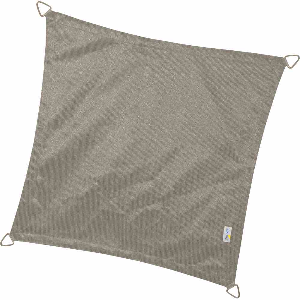 Coolfit Sonnensegel quadratisch 3,6x3,6m (grau)