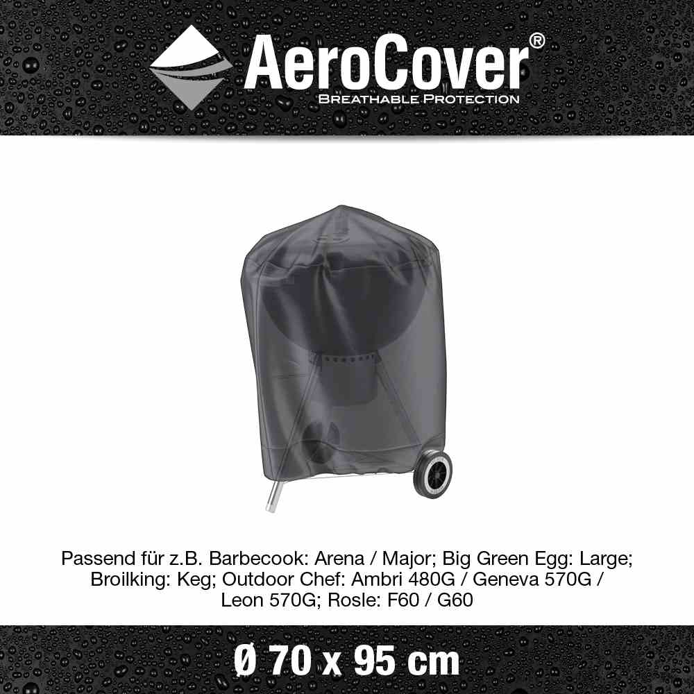 Grill Abdeckhaube AeroCover - ∅ ca. 70 cm, Höhe 95 cm