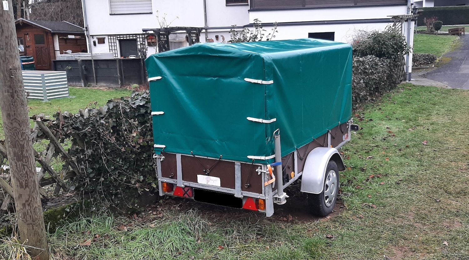 Anhaengerplane aus LKW Plane nach Maß