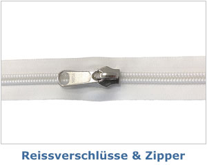 Reißverschlüsse & Zipper für Abdeckhauben und Schutzhüllen