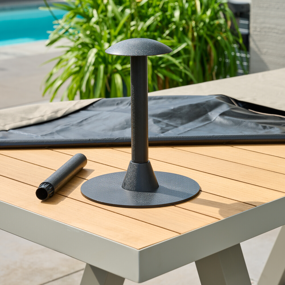 Abstandshalter (höhenverstellbar) zur Vermeidung von "Wassersäcken"