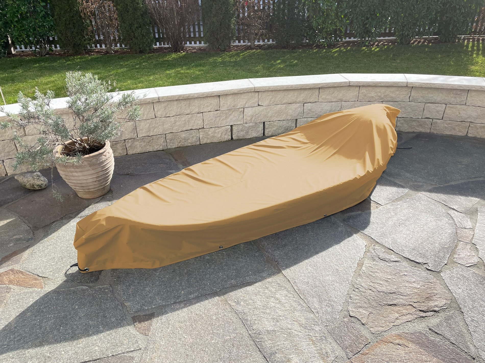 Schutzhaube für Dedon Leaf Sonnenliege - Creme