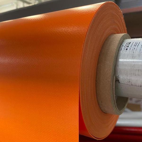 LKW-Plane Meterware, 270 cm breit - Orange - 7,5 m