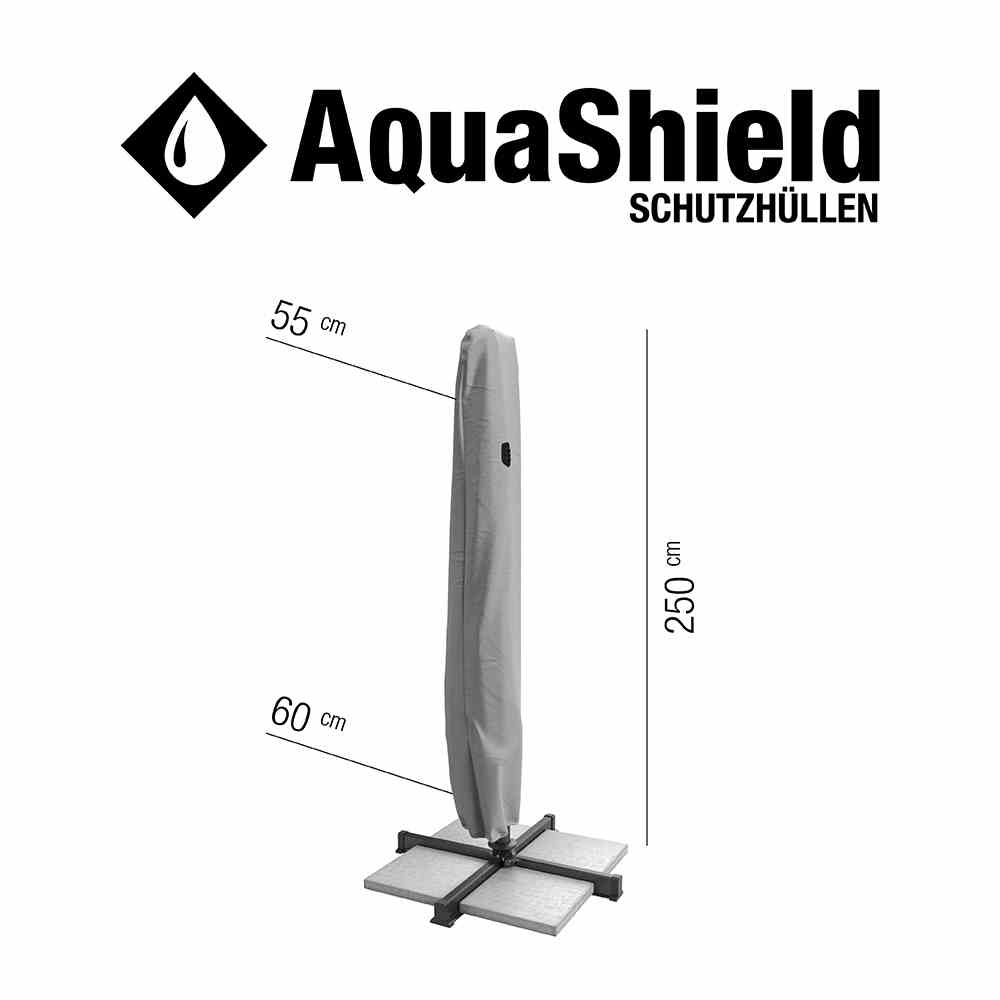 Ampelschirmhülle AquaShield - ca. 55/60x250 cm