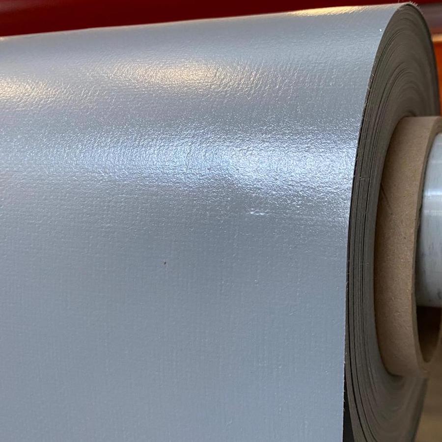 LKW-Plane Meterware, 270 cm breit - Alugrau - 6 m