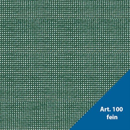Windschutzgewebe (fein, PVC-beschichtet) / Grün - ca. 1,0x25 m