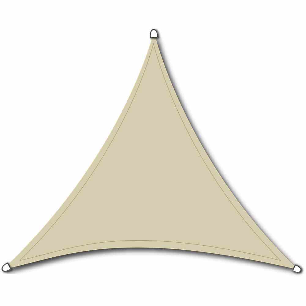 Solino Sonnensegel dreieckig 3,6x3,6x3,6m (ecru) Solino Sonnensegel dreieckig 3,6x3,6x3,6m (ecru)