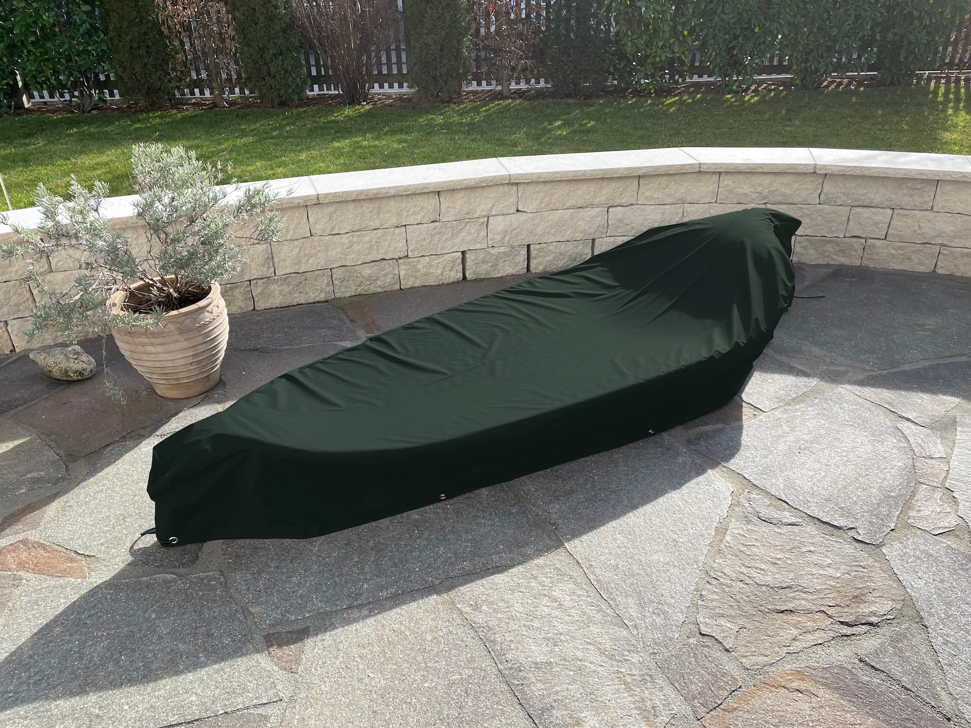 Schutzhaube für Dedon Leaf Sonnenliege - Grün