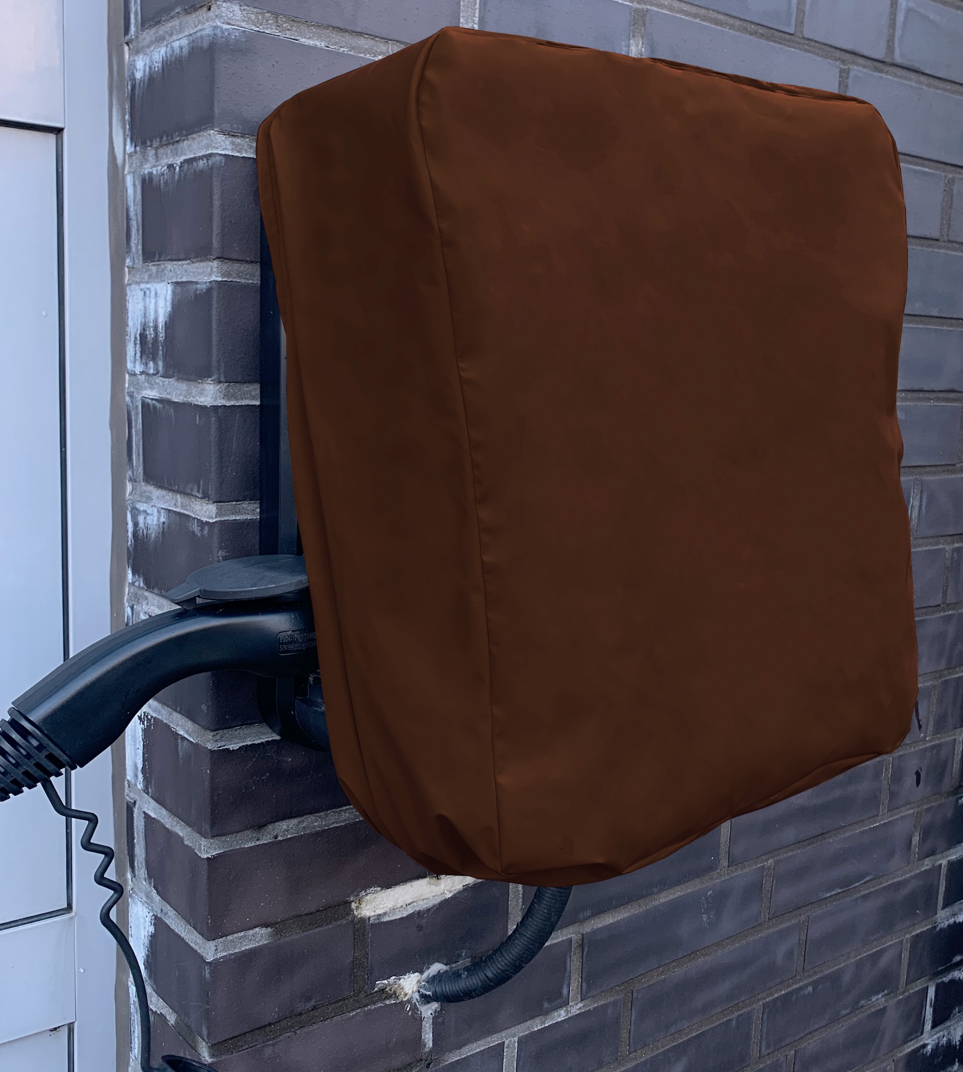 Schutzhaube für Wallbox ABL eMH3 / Wandmontage - Braun