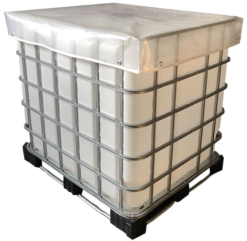 Abdeckhaube IBC Container 1000L Classic-Line - ca. 122x102x15 cm, ohne Reißverschluss