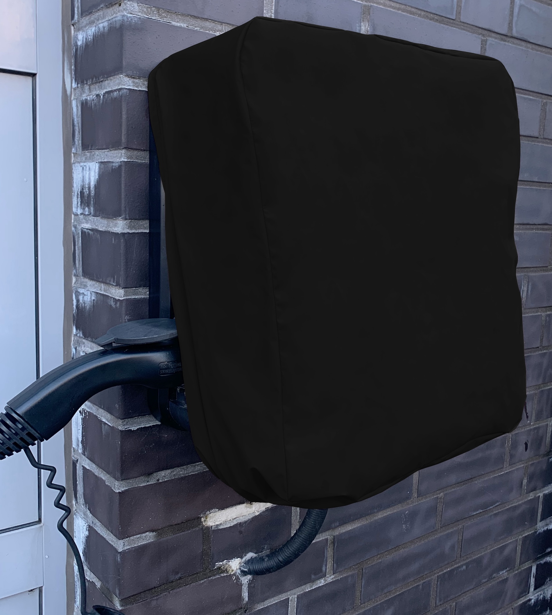 Schutzhaube für Wallbox ABL eMH3 / Wandmontage - Schwarz