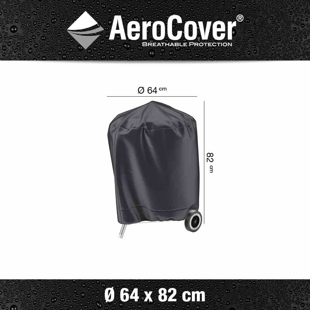 Grill Abdeckhaube AeroCover - ∅ ca. 64 cm, Höhe 82 cm