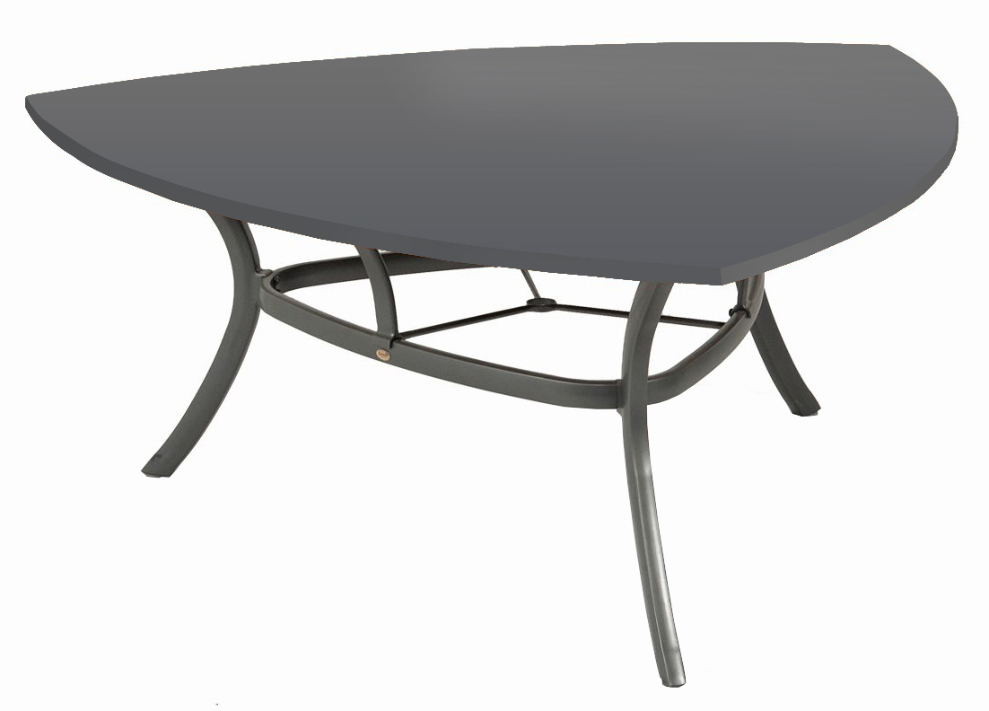 Tischplattenhaube Hartman Triangular Esstisch dreieckig 150x150 cm - Grau