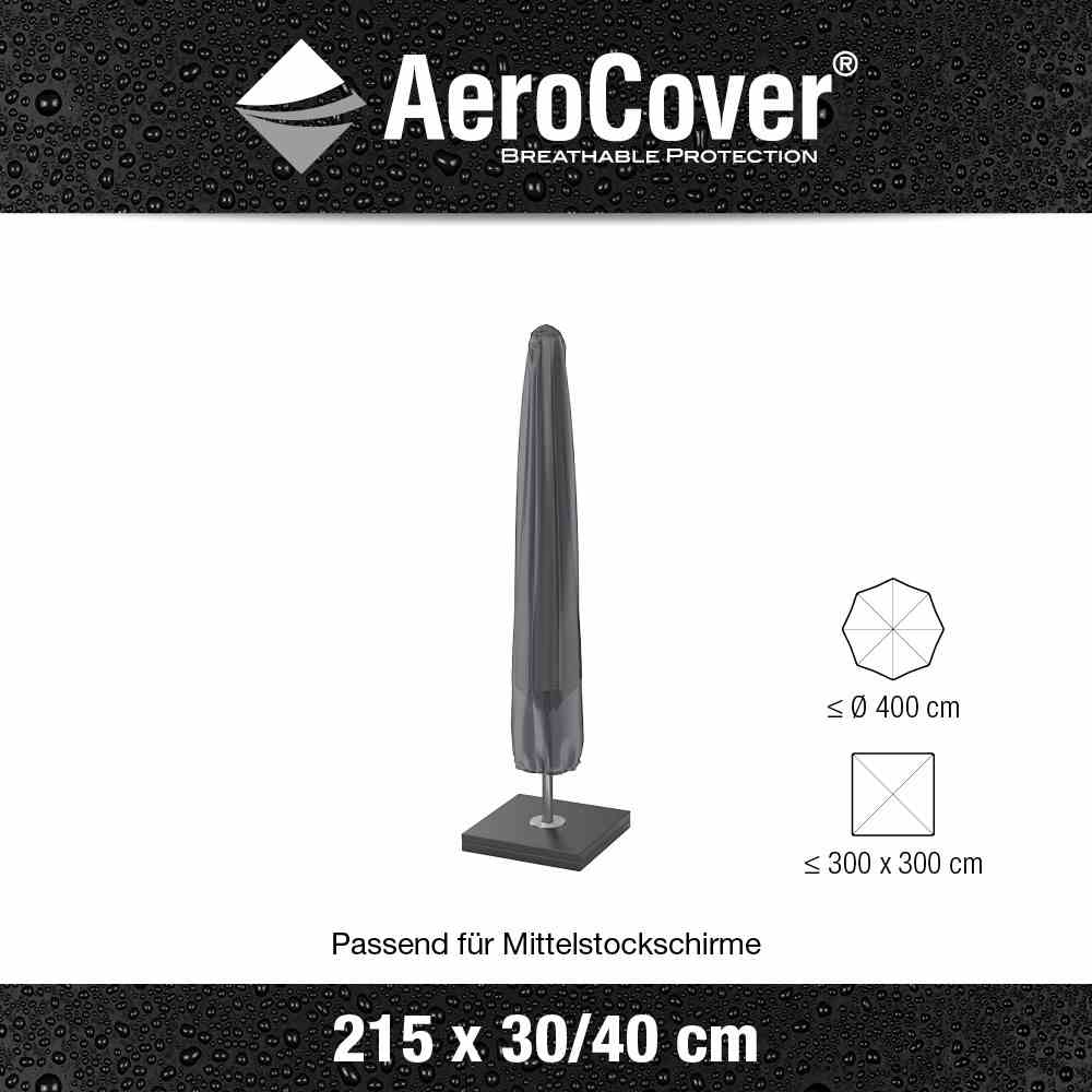 Schutzhaube Gartenschirm AeroCover - ca. 30/40 cm, Höhe 215 cm