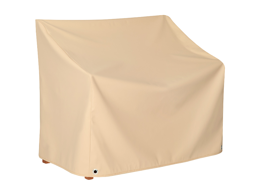 Gartenbank Abdeckung Teak Safe - Creme - ca. 154x63x65/83 cm