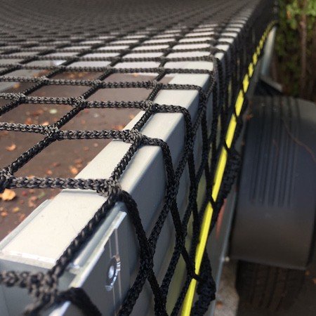 Anhänger-/Containernetze (PP) - PP-Netz ca. 2x3 m / m.Expanderseil