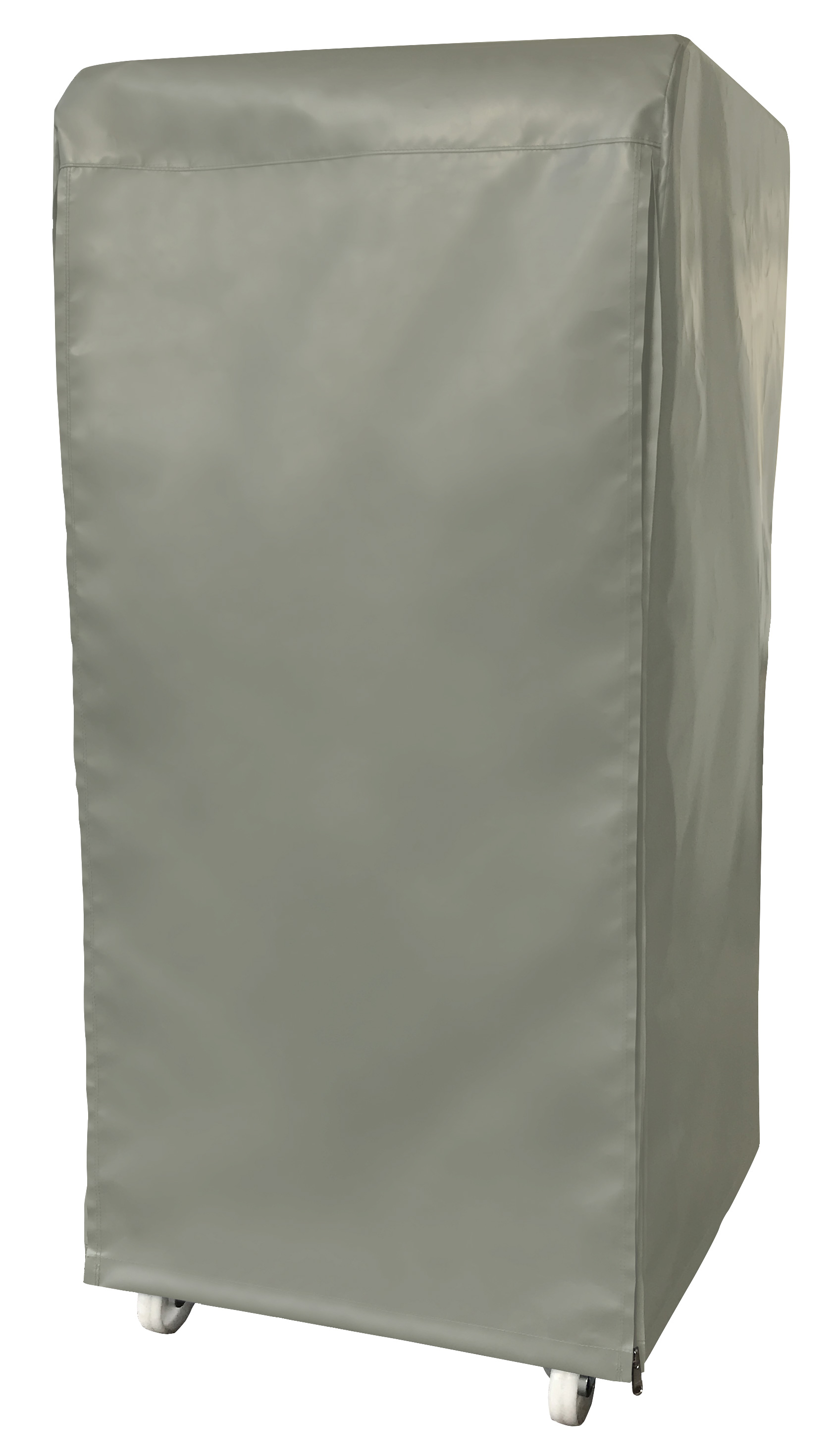 Abdeckhaube Rollbehälter LKW Plane / Höhe 190cm / inkl. RV - Hellgrau