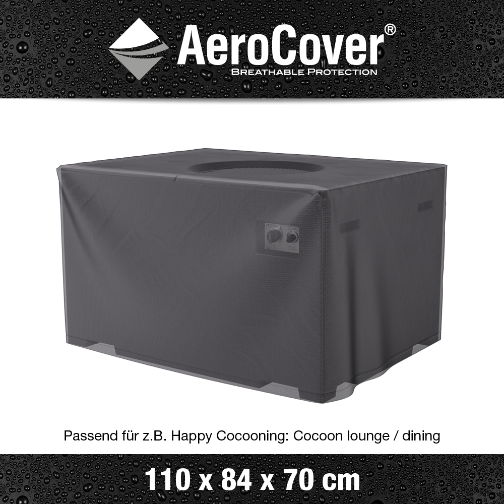 Abdeckhaube für Feuerstelle AeroCover - ca. 110x84x70