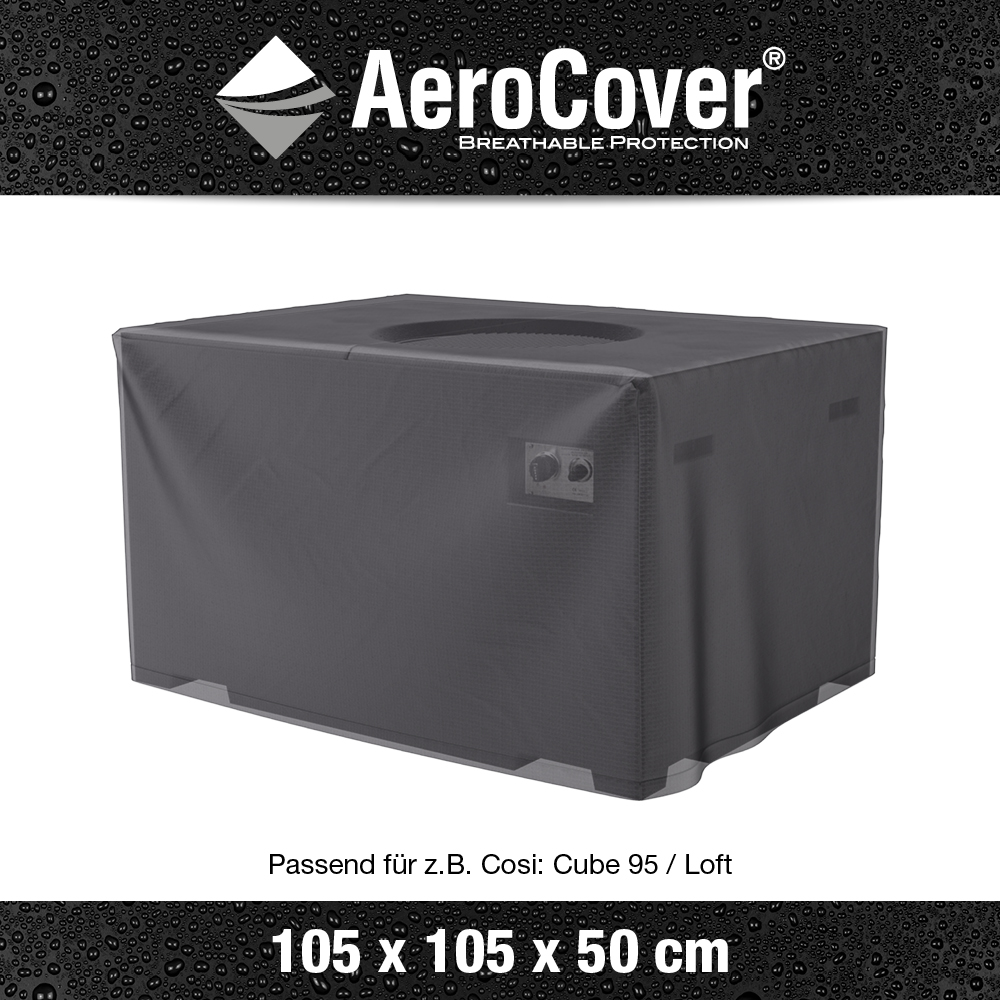 Abdeckhaube für Feuerstelle AeroCover - ca. 105x105x50