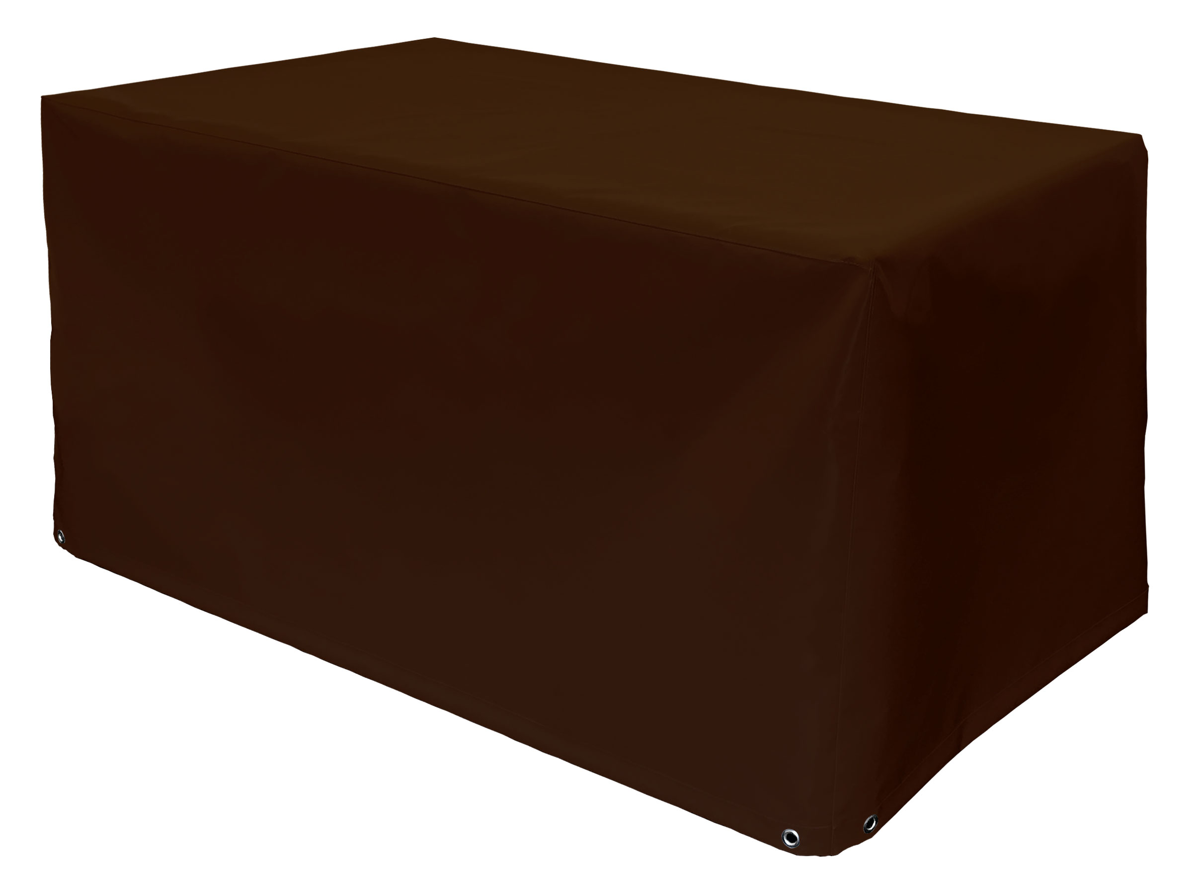 Abdeckplane Gartentisch LKW Plane - 180 x 95 cm - Schokobraun