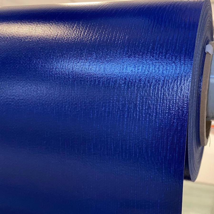 LKW-Plane Meterware, 270 cm breit - Kobaltblau - 6 m