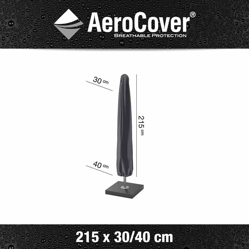 Schutzhaube Gartenschirm AeroCover - ca. 30/40 cm, Höhe 215 cm