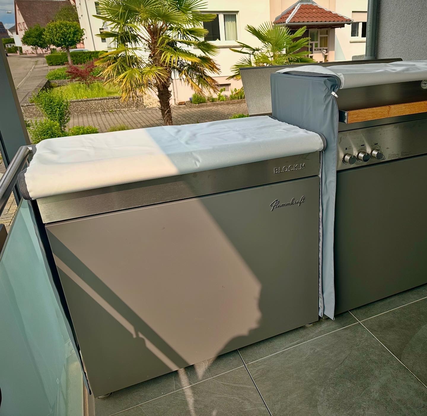 Schutzhaube für Flammkraft Grill - Teaksafe