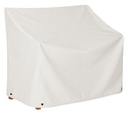 Abdeckplane Gartenbank LKW Plane - ca. 150x60x60/80 cm - Weiss